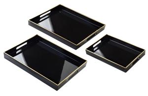 Тарелка Mondex черный, 30/4/40 см