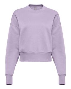 Женская толстовка с круглым вырезом и тяжелым воротом Next Level, лавандовый