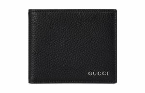 Кожаный бумажник мужской черный GUCCI