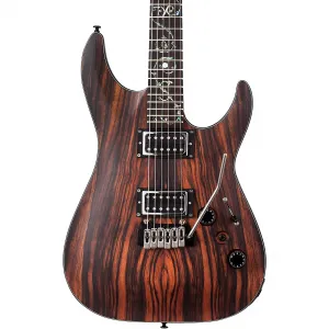 Электрогитара Schecter Guitar Research C-1 Exotic Tremelo с грифом из эбенового дерева, натуральная