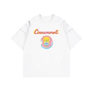 Футболка Unisex CINNAMOROLL Yugui Dog Sanrio, белый
