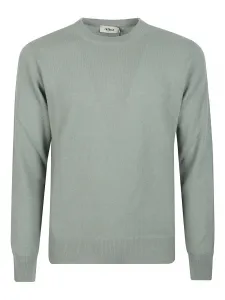 Кашемировый свитер с круглым вырезом Altea, зеленый