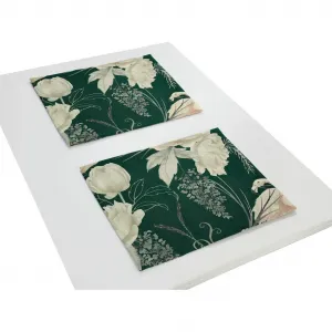 Плацсет Эдем GOTS органический, сертифицирован CERES 0242. Сделано в Германии Adam, темно-зеленый/натуральный