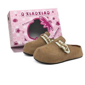 Circle small Тихие, устойчивые к запахам, износостойкие, быстросохнущие закрытые тапочки для женщин Camel, цвет Camel