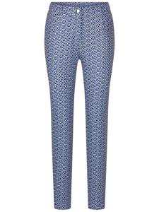 Узкие брюки Goldner Louisa, темно-синий