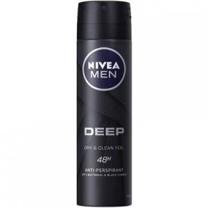 Мужской дезодорант Deep Dry & Clean Feel 48 часов, 150 мл Nivea
