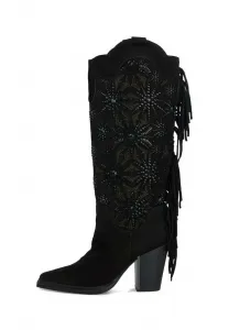 Ботильоны на высоком каблуке Alma En Pena, Black