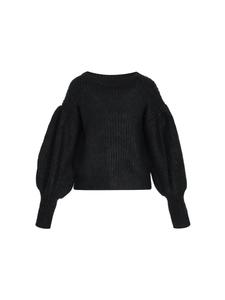 Женский свитер черного цвета IZIA