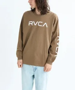 Футболка с длинным рукавом RVCA LT (мужская) Select Brands, цвет Light Brown