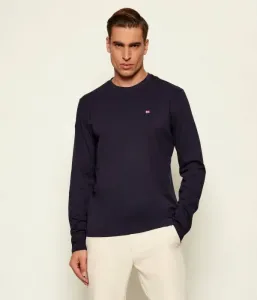 Футболка с длинным рукавом SALIS regular fit Napapijri, темно-синий