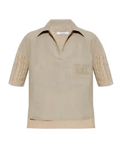 Футболка-Поло Pavidi Max Mara, бежевый