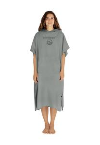 Женское банное пончо из микрофибры Nosara normani, серый