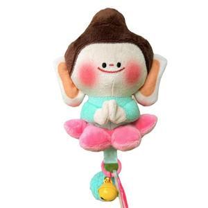 Буддийские лотосовые куклы плюшевый кулон высота 15см Dolls and bears dance