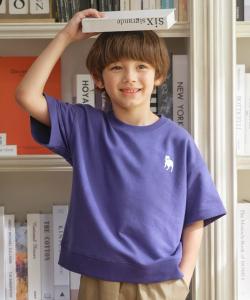 Мини-флисовая толстовка с коротким рукавом Buck Bull J.Press, цвет Dull Blue [074]