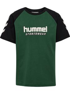 Футболка Hummel с логотипом Hmljr Kids в цвете ТЕМНО-ЗЕЛЕНЫЙ Hummel