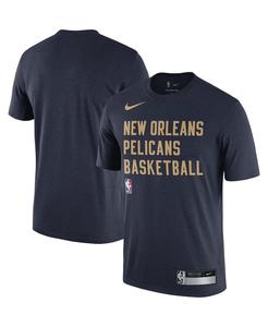 Мужская темно-синяя футболка New Orleans Pelicans 2023/24 Sideline Legend Performance Practice Practice Nike
