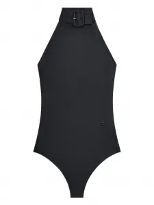 Боди с пряжкой Courrèges, черный