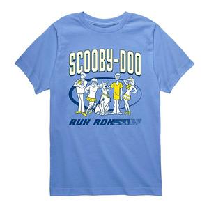 Футболка с принтом Scooby Doo Ruh Roh для мальчиков 8-20 Licensed Character, Carolina Blue