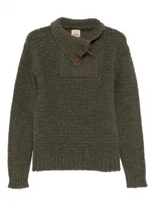 Свитер Джонсон на пуговицах RAKKI, зеленый