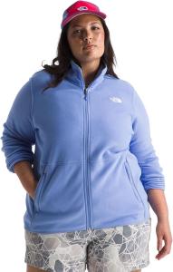 Женская куртка The North Face Glacier утепленная флисовая, голубой