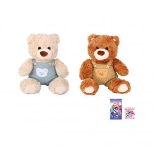 MINISO Jifort Bear Collection милый сидящий комбинезон коричневый плюшевый мишка Teddy Bear плюшевая кукла высота 26cm