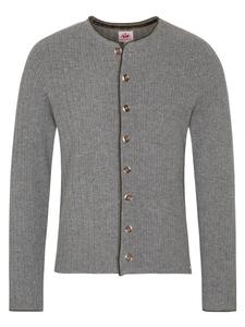 Вязаный кардиган SPIETH & WENSKY Gerber, светло-серый