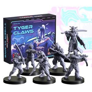 Миниатюра Monster Fight Club Cyberpunk Red Combat Zone: Tyger Claws Starter