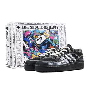 Adidas Originals Кроссовки для скейтбординга Rivalry унисекс низкие белые