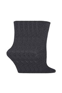 6 пар однотонных повседневных хлопковых носков Sock Snob, серый