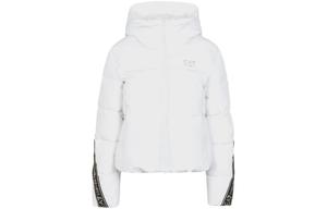 EMPORIO ARMANI Куртка пуховик EA7 SS24 женская черная, White