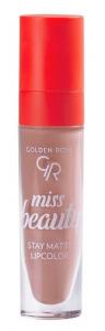 Матовая губная помада Golden Rose Miss Beauty Stay Matte — 01 Blush Nude