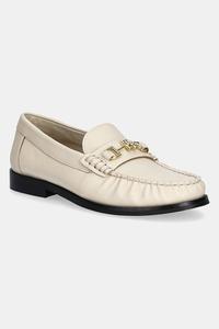 Кожаные мокасины SOFT LEATHER HORSEBIT LOAFER Tommy Hilfiger, бежевый