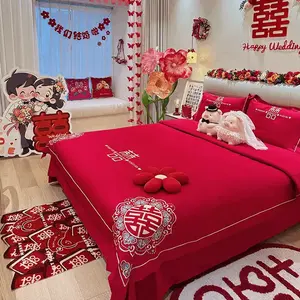 FUANNA Комплект постельного белья 1,5 спальный: пододеяльник 200x230 см, простыня, 2 наволочки