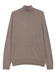 Свитер с высоким воротником Hackett, коричневый