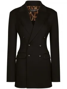 Двубортный пиджак Milano DOLCE & GABBANA, коричневый