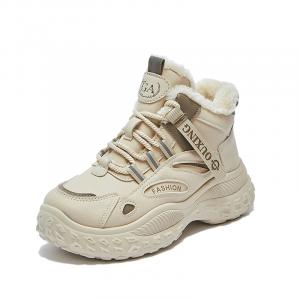 Женские повседневные кроссовки mid топ термоустойчивые нескользящие M.M Party, хаки