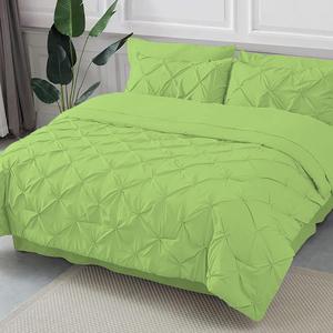 Epic Cotton Комплект постельного белья из хлопка с защипами и стеганой отделкой в цвете sage Sage