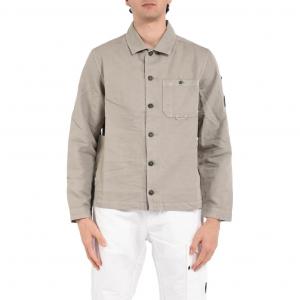 Рубашка C.P. Company Lens detail Overshirt C.P.Company, бежевый