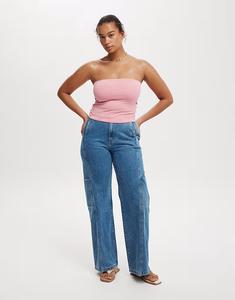 Cotton:On All day топ-труба цвета прерий-розовый