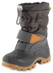 Зимние сапоги Lurchi "Snowboots Finn" из натуральной шерсти, цвет Grau-Gemustert