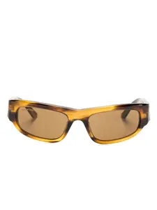 Солнцезащитные очки BB0388S Balenciaga Eyewear, коричневый