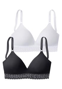 Бюстгальтер без косточек PETITE FLEUR Bralette BH, черный