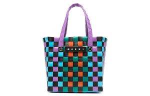 Сумка-шоппер из полипропилена, миниатюрная детская многоцветная MARNI