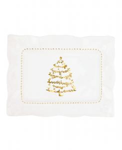 Прямоугольное блюдо Giorno di Festa VIETRI, белый