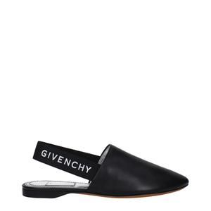 Черные кожаные мюли Givenchy, черный