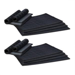 Подставка для столовых приборов, 12 предметов, . Relaxdays, черный