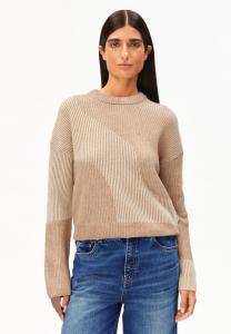 Джемпер ARMEDANGELS MAYRAA VANISE, Camel Melange-Oatmilk/Beige
