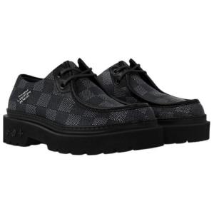 Рейнджер Дерби Эбен Повседневные туфли мужские черные LOUIS VUITTON