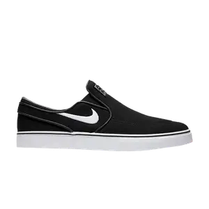Кеды Nike Zoom Stefan Janoski Slip Canvas SB 'Black White', черный