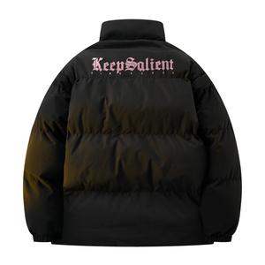 Стеганая куртка унисекс KS, Черный (утолщенный)